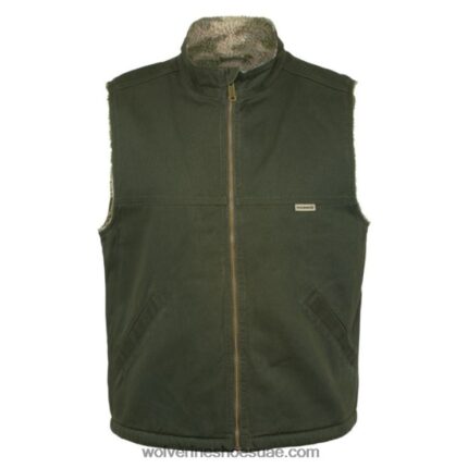 رجال سترة مرتفعة (كبيرة وطويلة) X000RZ273 Wolverine زيتون