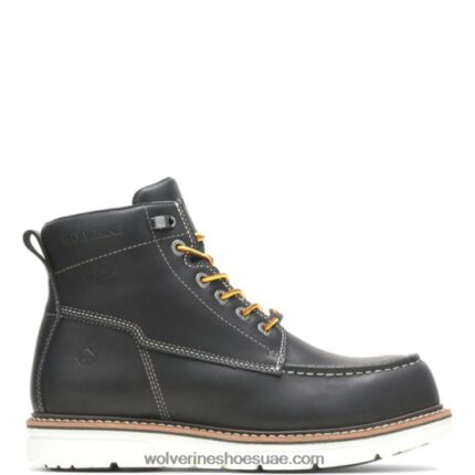 رجال i-90 durashocks moc-toe كاربونماكس 6 "التمهيد العمل X000RZ146 Wolverine أسود / أبيض