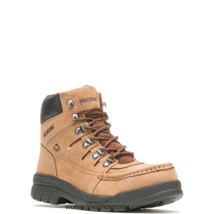 ⁦رجال بوتوماك إنجليزي moc steel-toe 6 "work boot X000RZ127 Wolverine بني⁩ - الصورة ⁦2⁩