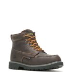 ⁦رجال Floorhand moc toe 6 work boot X000RZ170 Wolverine قهوة داكنة⁩ - الصورة ⁦2⁩