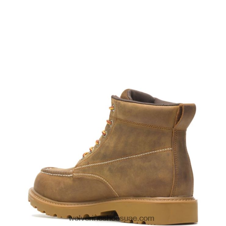 ⁦رجال Floorhand moc toe 6 work boot X000RZ171 Wolverine تان⁩ - الصورة ⁦3⁩