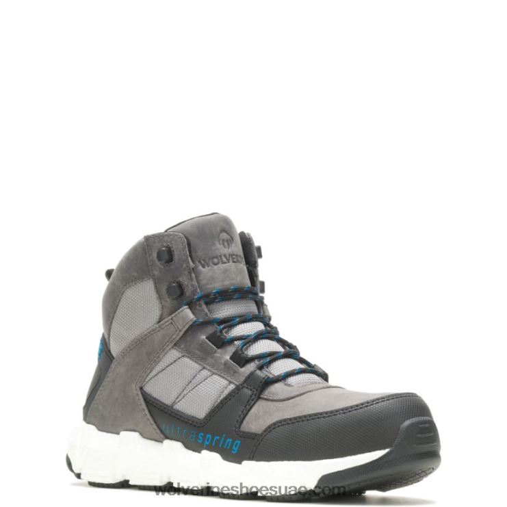 ⁦رجال rev ultraspring durashocks vent carbonmax التمهيد العمل X000RZ22 Wolverine رمادي⁩ - الصورة ⁦2⁩